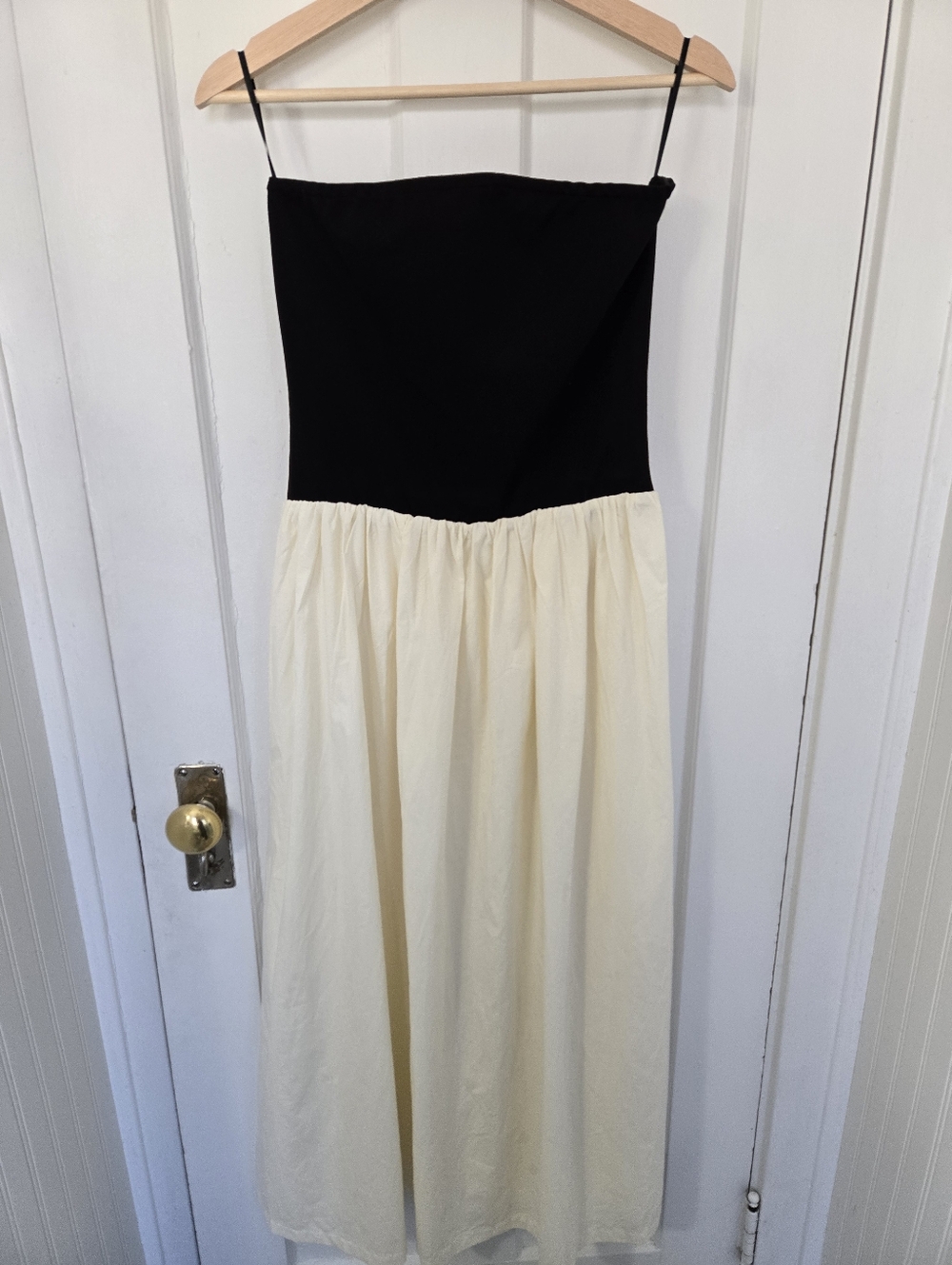 Paper Heart NWT Womens Strapless Maxi Dress Size M Balletcore Euro Summer Dance - Picture 3 of 12